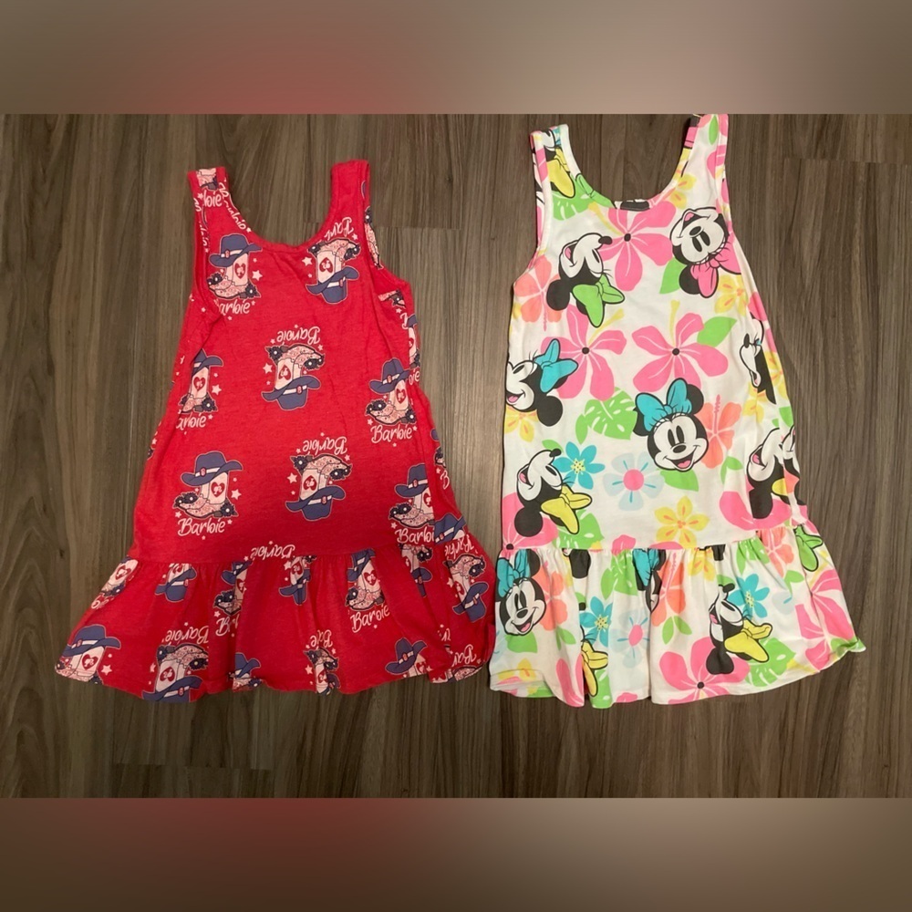 Disney Red and Floral Minnie Mouse Dresses size 6/6X - Picture 4 of 4